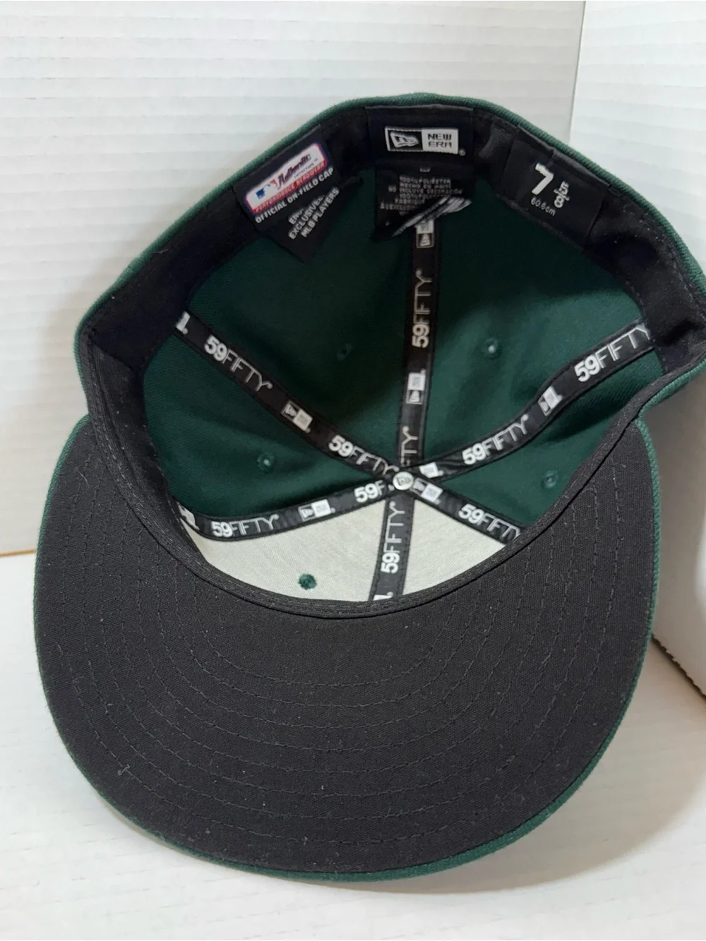 Oakland Athletics On Field  Collection Road CapNew Era 59fifty 7 5/8